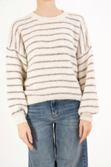 Maglione Soft Lines over a righe