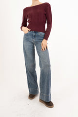 Maglioncino Soft Lines con scollo barca