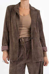 Giacca Velvet Line effetto velluto a coste