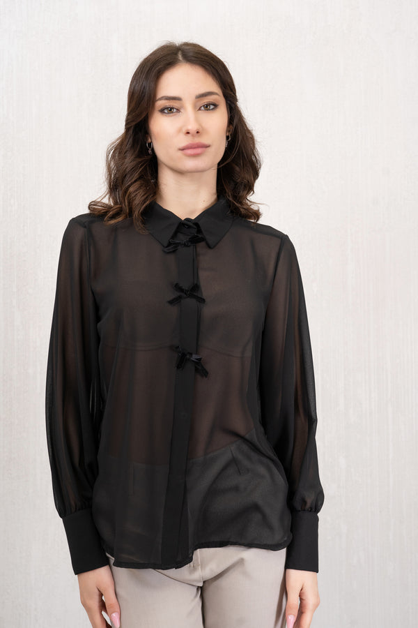 Camicia Fiocchi Chic nera