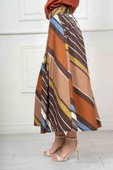 Gonna Lunga in Cotone Fantasia Riviera