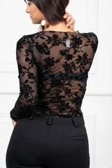 Maglia Velvet Bloom Round