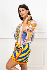 modella indossando Completo Royale colore