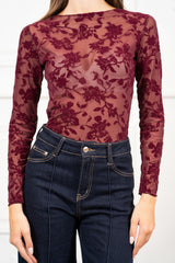Maglia Velvet Bloom Round