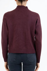 Maglione CozyVibe collo vulcano in misto viscosa