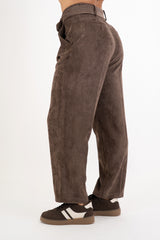Pantalone Velvet Line con fusciacca