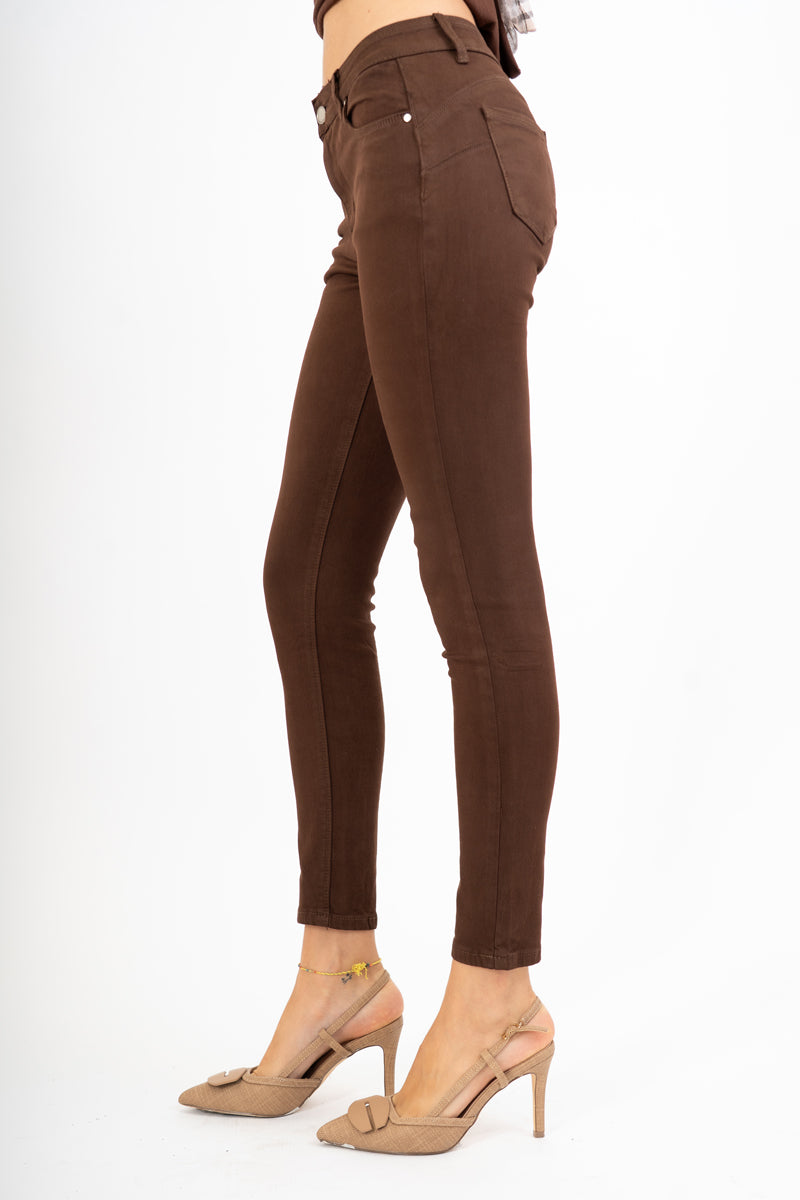Jeans ColorSkin Marrone