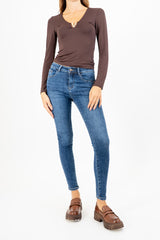 Jeans Skinny Lavaggio Classico Elasticizzato