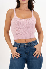 Twin set in maglia spessa con top e cardigan ampio