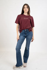 T-shirt scritta cotone “ESAURITA”.