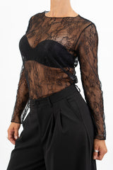 Lace Essential girocollo