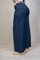 Pantalone Chambray con Cintura