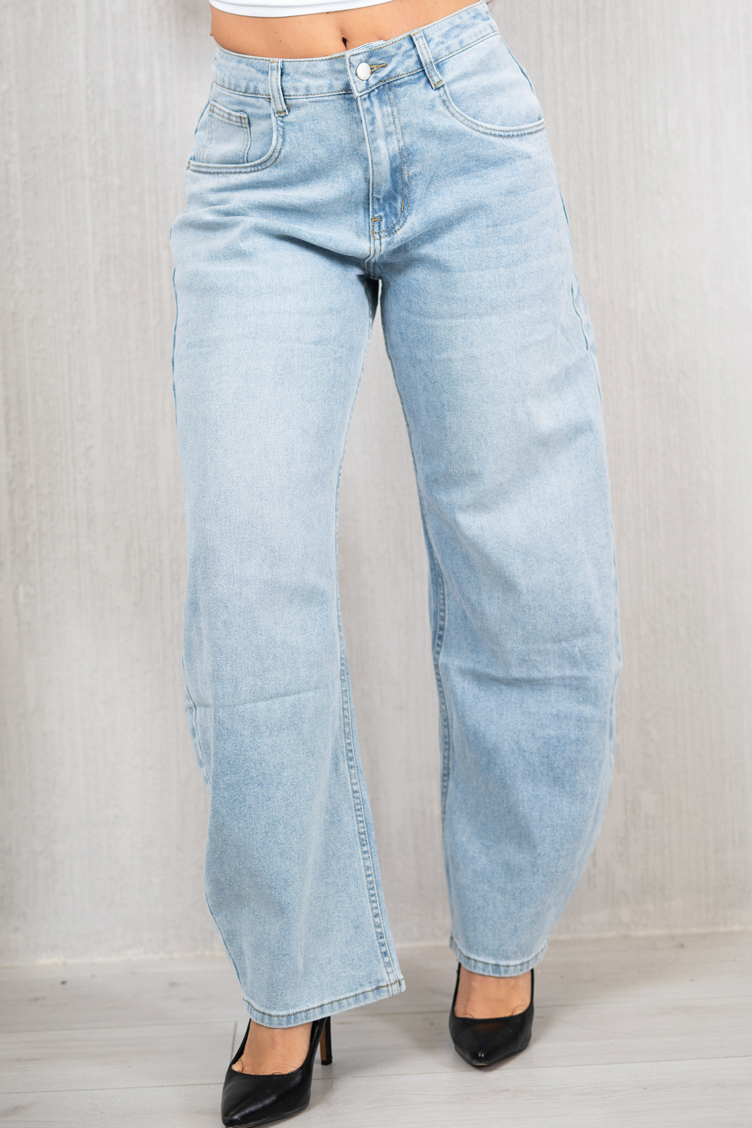 Jeans banana lavaggio chiaro