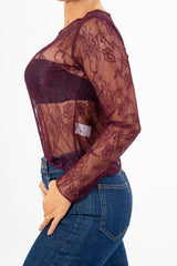 Lace Essential girocollo