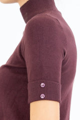 Maglia KnitChic con Mezzo Collo e Bottoncini