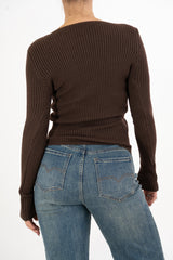 Cardigan Lace Gold in costina con pizzo