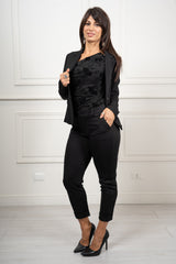 Pantalone Margot a sigaretta Nero