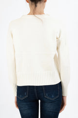 Maglione Pearl Dream con dettagli gioiello