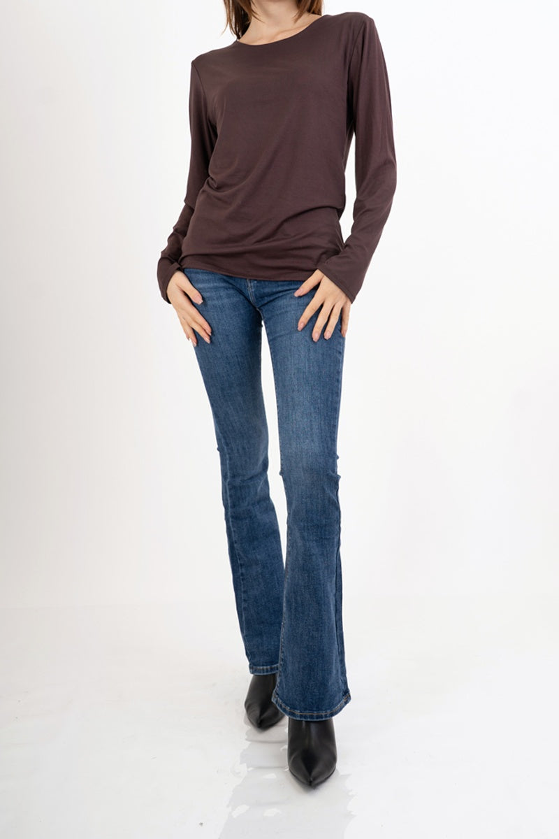 Maglia Dream Soft Touch in viscosa con girocollo ampio