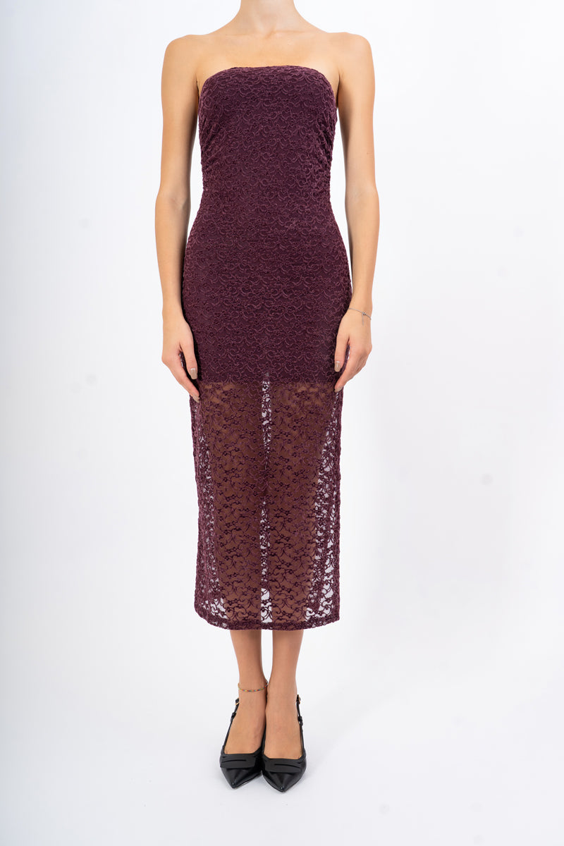 Abito Velvet Lace