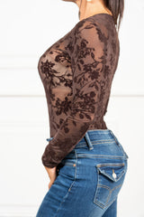 Maglia Velvet Bloom Round
