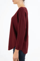 Maglia SoftVibe in misto viscosa scollo a V