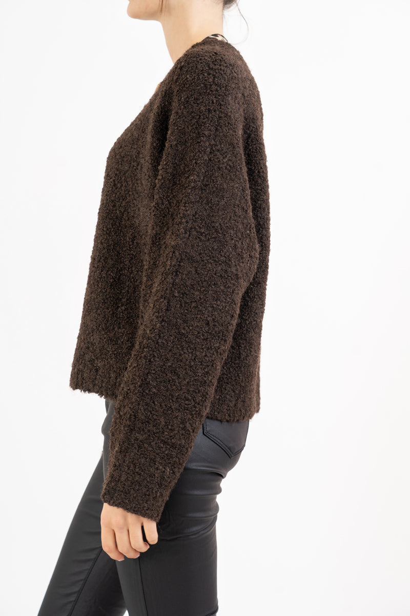 Cardigan SoftCloud in filato bouclé
