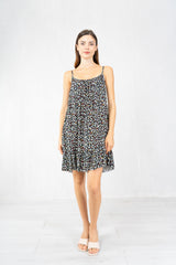 Abito Daisy Bloom con balza al fondo