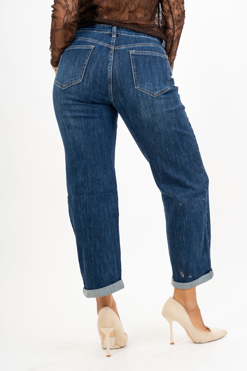 Jeans relaxed fit denim medio
