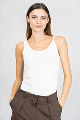 Canotta basic in viscosa elasticizzata