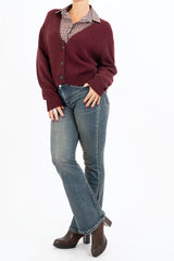 Cardigan SoftMood in misto lana con bottoni