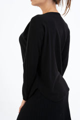 Maglia SoftVibe in misto viscosa scollo a V