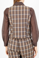 Gilet Scottish Warm a quadri
