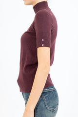 Maglia KnitChic con Mezzo Collo e Bottoncini