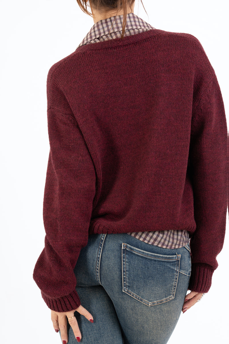 Cardigan SoftMood in misto lana con bottoni