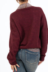 Cardigan SoftMood in misto lana con bottoni