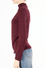 Maglia SoftTouch collo vulcano in viscosa elasticizzata