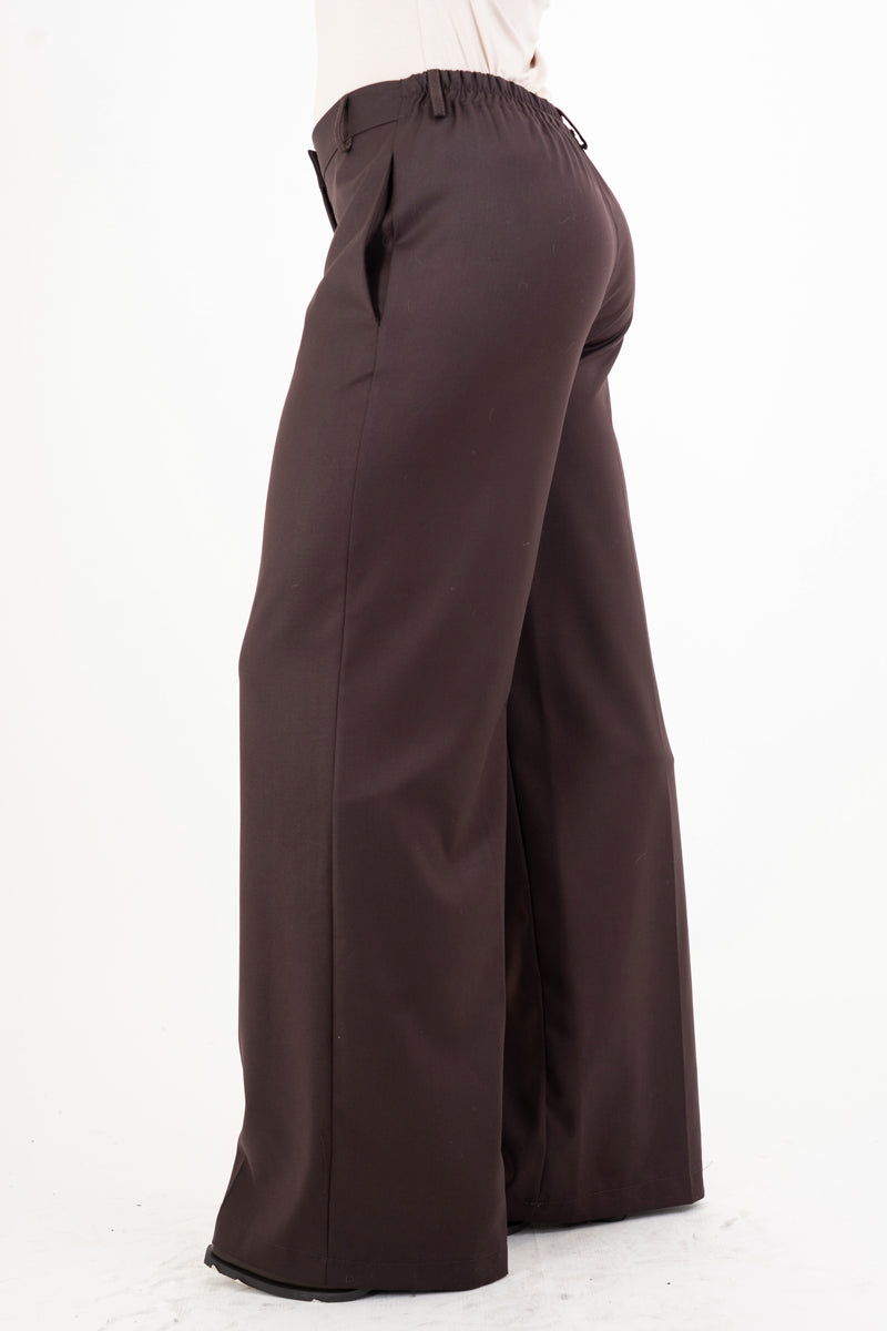 Pantalone CityPalazzo in poliviscosa elasticizzata