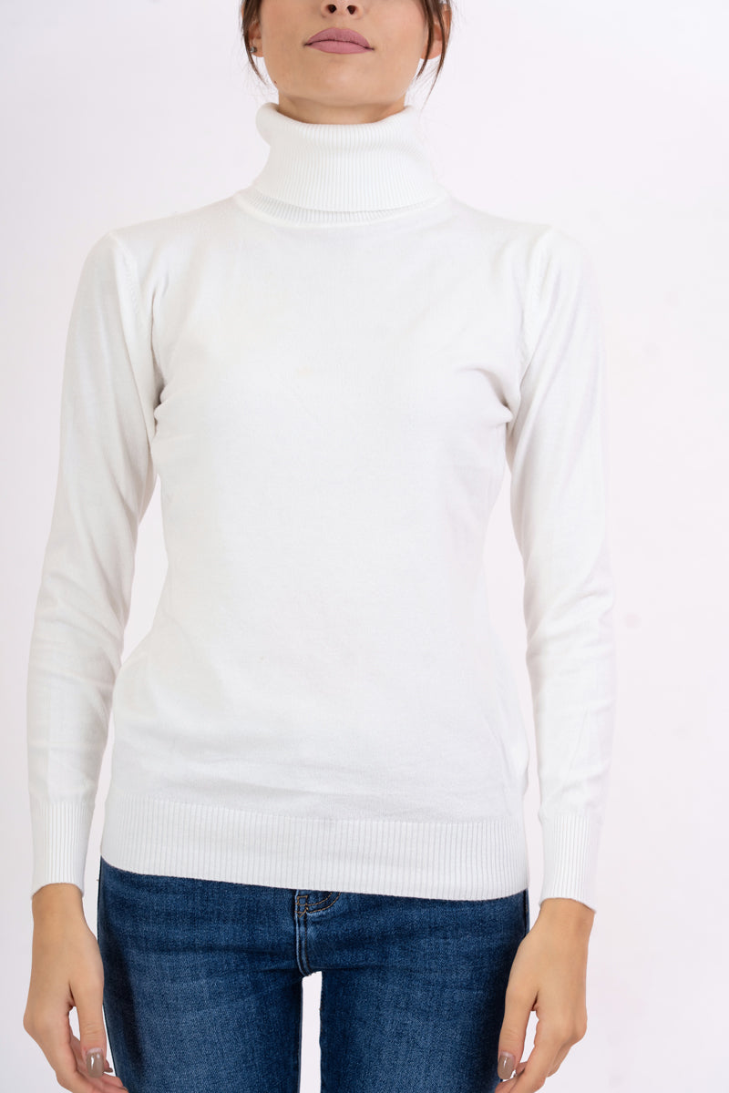 Maglia Dream Basic Dolcevita in Viscosa