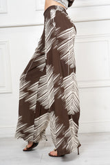 Pantalone palazzo Palm Mirage in viscosa