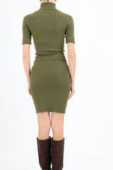 Abito SoftDream dolcevita in viscosa elasticizzata