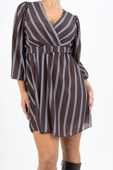 Abito Rigato Georgette Charm