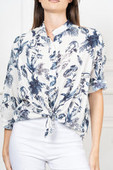 Camicia fantasia Tropical Ink in cotone