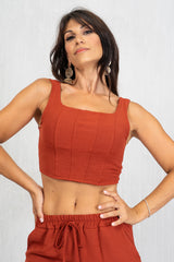 Completo Soft Fit in tessuto goffrato