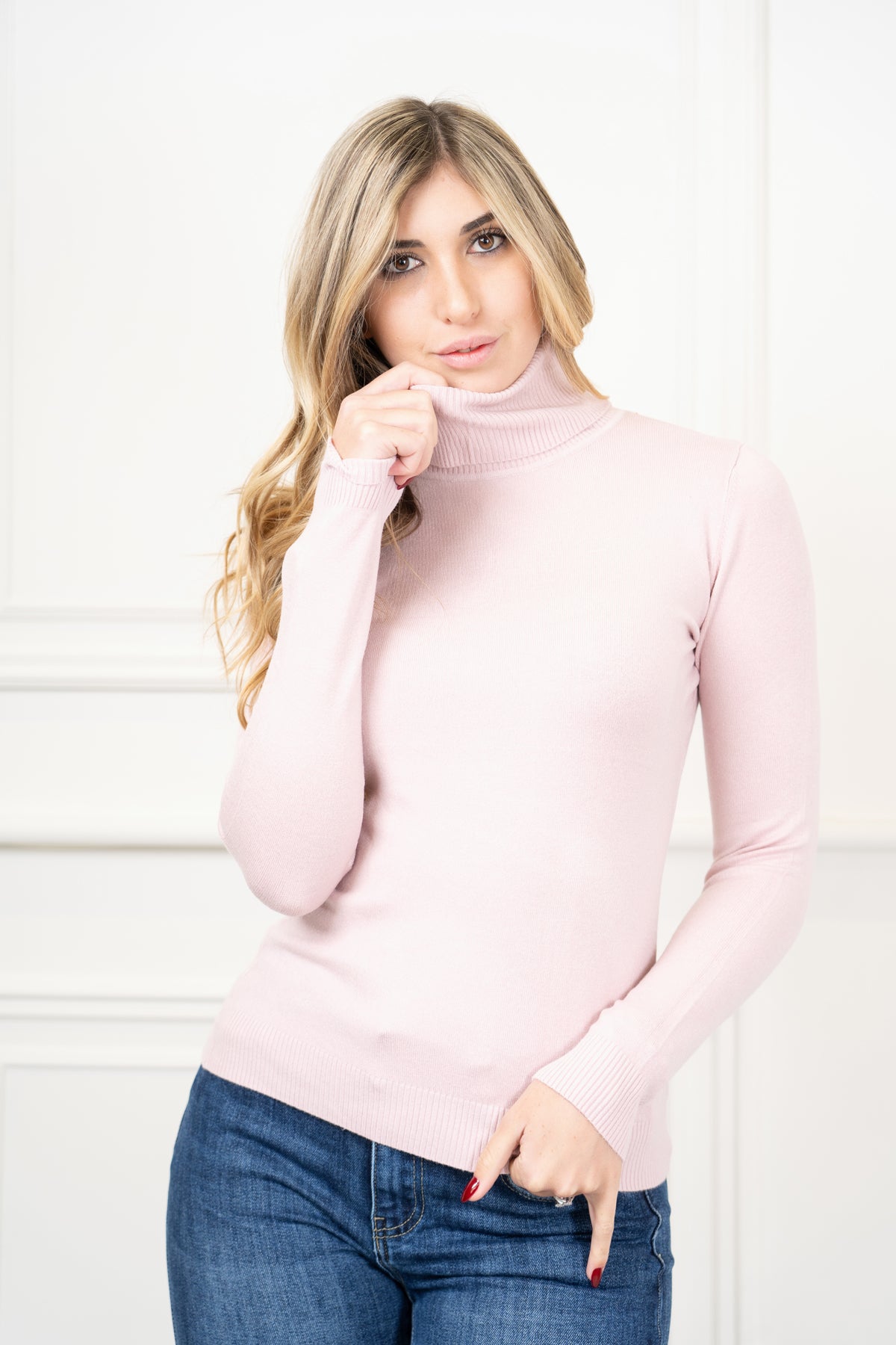 Maglia basic dolcevita