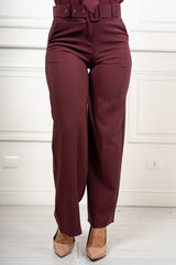 Pantalone Sloane Borgogna