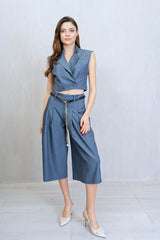Outfit Poliviscosa Blu Jeans