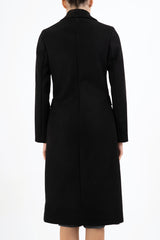 Cappotto Elegance Noir monopetto in panno