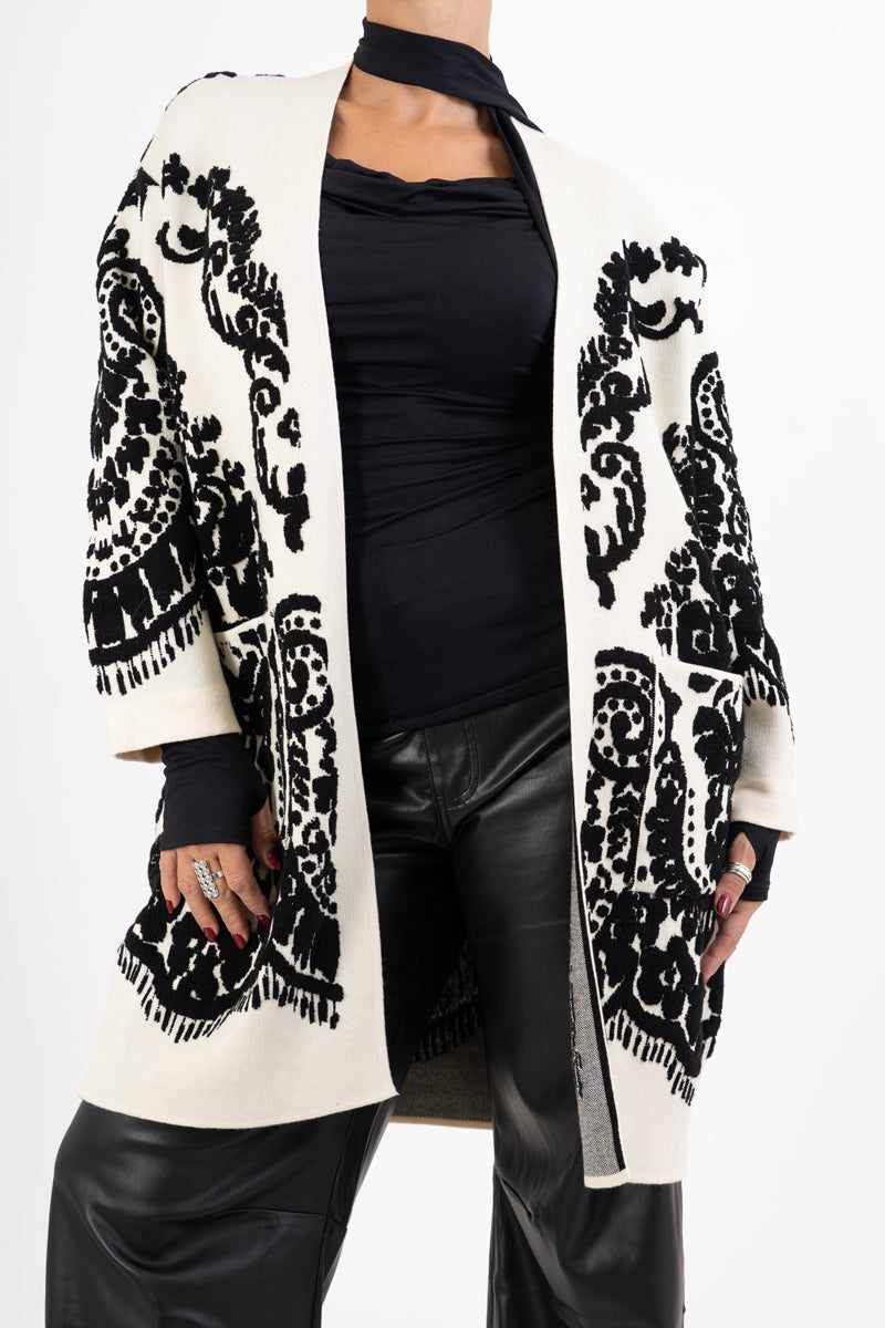 Cardigan Kimono JacquardCardigan Kimono Jacquard