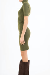 Abito SoftDream dolcevita in viscosa elasticizzata